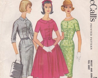 McCalls 5597  Vintage 1960s Sewing Pattern  Dress  Size 18 Bust 38