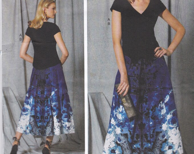 Vogue 1519 Designer Sewing Pattern by Kay Unger Skirt and Top Sizes 6 8 ...