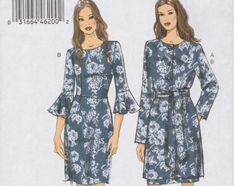 Très facile Vogue 9123 Modèle de couture Robe Veste Manteau Tailles 6 8 10 12 14 Inutilisé