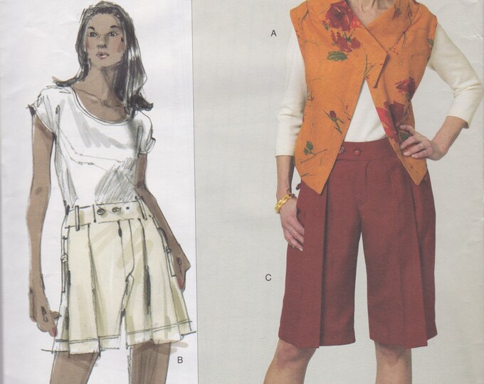 Vogue 1184 / Todays Fit Sewing Pattern by Sandra Betzina / Vest and ...