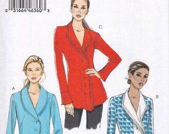 Vogue 9152  Sewing Pattern  Shirt Top Jacket  Sizes 6 8 10 12 14  Unused