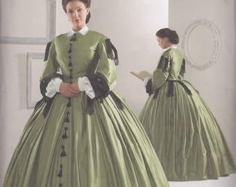 Simplicity 2887  Victorian Era Costume Sewing Pattern  Dress Gown  Sizes 16 18 20 22 24  Bust 38 40 42 44 46  Unused