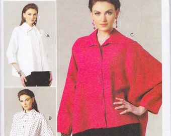 Vogue 8748  Sewing Pattern By Katherine Tilton  Blouse Shirt Top  Sizes XS S M  Unused