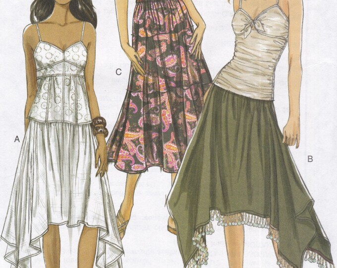 Very Easy Vogue 8253 Sewing Pattern Skirts Sizes 6 8 10 12 Unused - Etsy