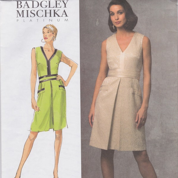 Vogue 1026  Designer Sewing Pattern By Badgley Mischka  Dress  Sizes 6 8 10  Unused