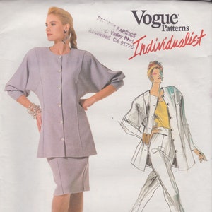 Vogue 1839  Vintage Designer Sewing Pattern By Carol Horn  Pants Trousers Jacket Skirt Suit Pantsuit  Size 12 Bust 34  Unused