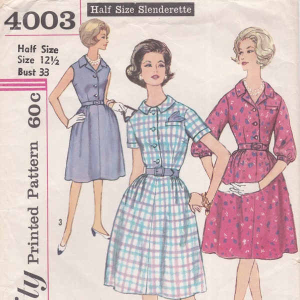 Simplicity 4003  Vintage Sewing Pattern  Dress  Bust 33  Unused