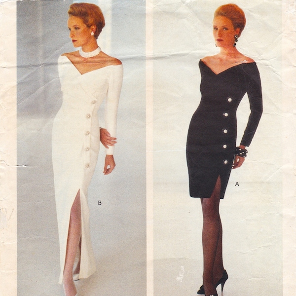 Vogue 2596  Vintage Designer Sewing Pattern By Bellville Sassoon  Evening Dress  Gown  Sizes 6 8 10  Unused