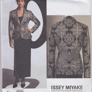 Issey Miyake Evening Jacket and Tapered Skirt Vogue 2768 Size - Etsy 最大級 (300)ISSEI MIYAKE ジャケット テーラードジャケット