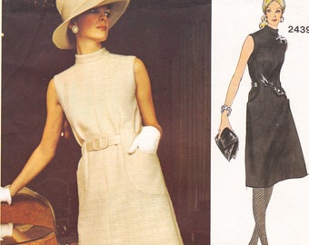 Vogue Couturier Design 2439  Vintage Designer Sewing Pattern By Valentino  Dress  Size 10 Bust 32 1/2 Unused