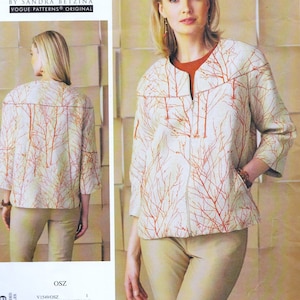 Vogue 1549  Todays Fit Sewing Pattern By Sandra Betzina  Jacket Coat  Bust 32 To 55  Unused