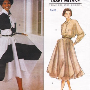 Vogue 1160  Vintage Designer Sewing Pattern By Issey Miyake  Blouse Shirt Top Skirt Size 14 Bust 36  Unused