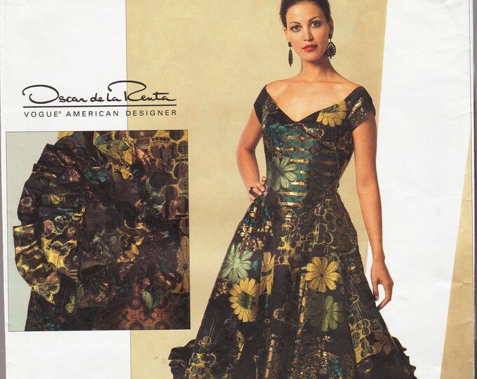 Vogue 2928 / Designer Sewing Pattern by Oscar De La Renta / Evening ...