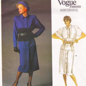 Vogue Paris Original 1765 Vintage Designer Sewing Pattern By Chloe Dress Size 10 Bust 32 1/2  Unused