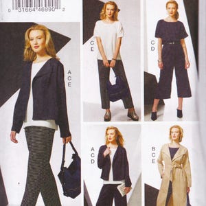Vogue 9246, Sewing Pattern, Jacket, Coat Top & Pants, Sizes L XL XXL, Unused
