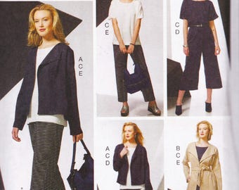 Vogue 9246, Sewing Pattern, Jacket, Coat Top & Pants, Sizes L XL XXL, Unused