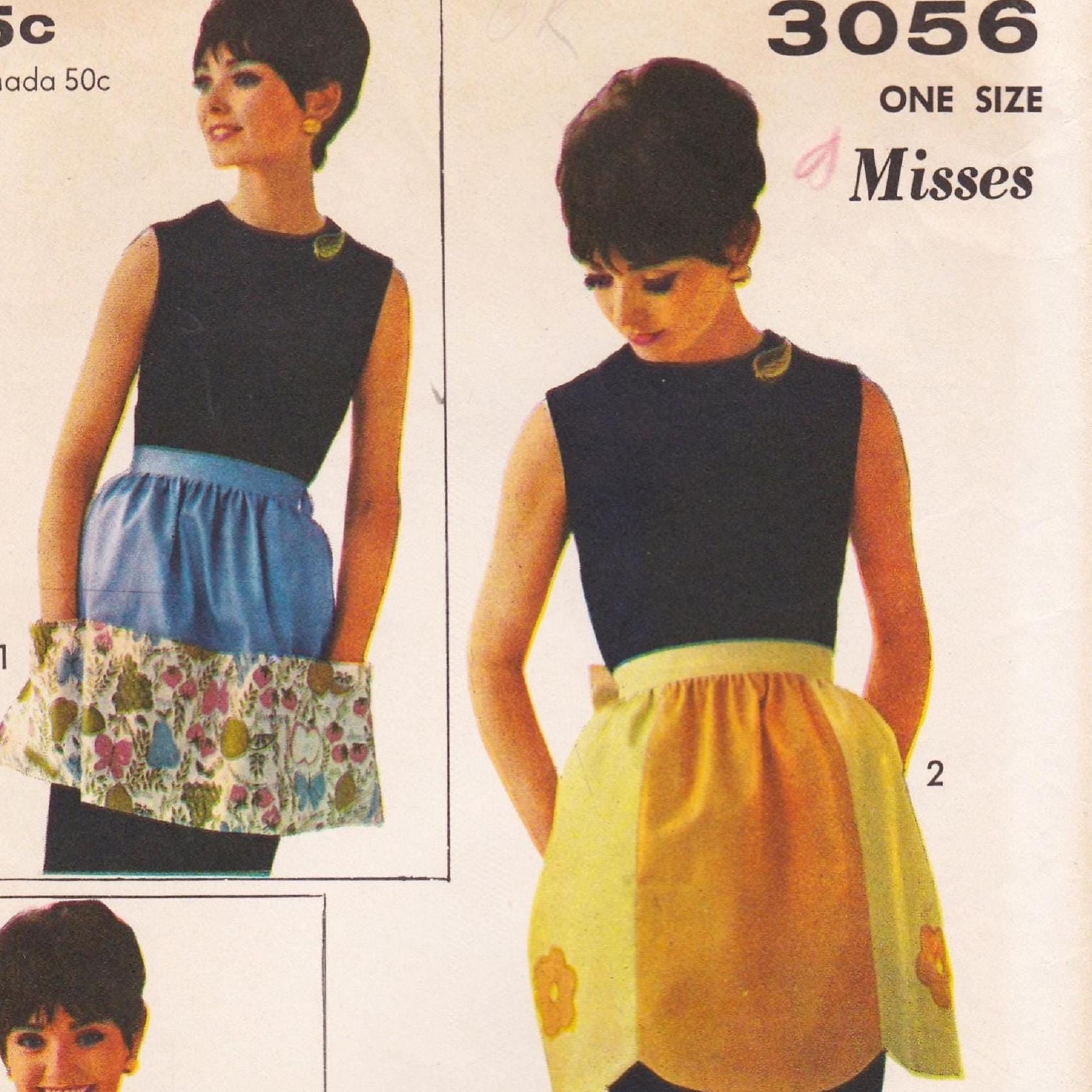 Advance 3056 ヴィンテージ 1960年代 裁縫パターン タイオン ハーフ