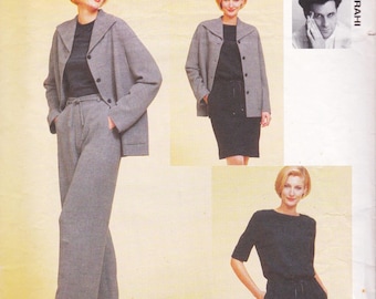 Vogue 1986, Isaac Mizrahi Sewing Pattern, Trousers, Pants, Dress, Jacket, Sizes 14 - 18 Uncut