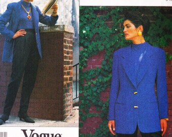 Vogue 2777, Designer Sewing Pattern By Anne Klein, Pants & Jacket, Sizes 8 - 12 Unused