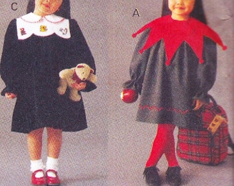 Vogue 9048 Vintage Childs Sewing Pattern Smock Dress Pants Top Sizes 5 - 6x Uncut
