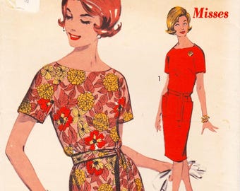 Advance 2994 Vintage Sewing Pattern Dress Size 16 Bust 36