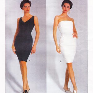 Vogue 2470 Vintage Designer Sewing Pattern By Donna Karan Dress Sizes 6 8 10 Unused