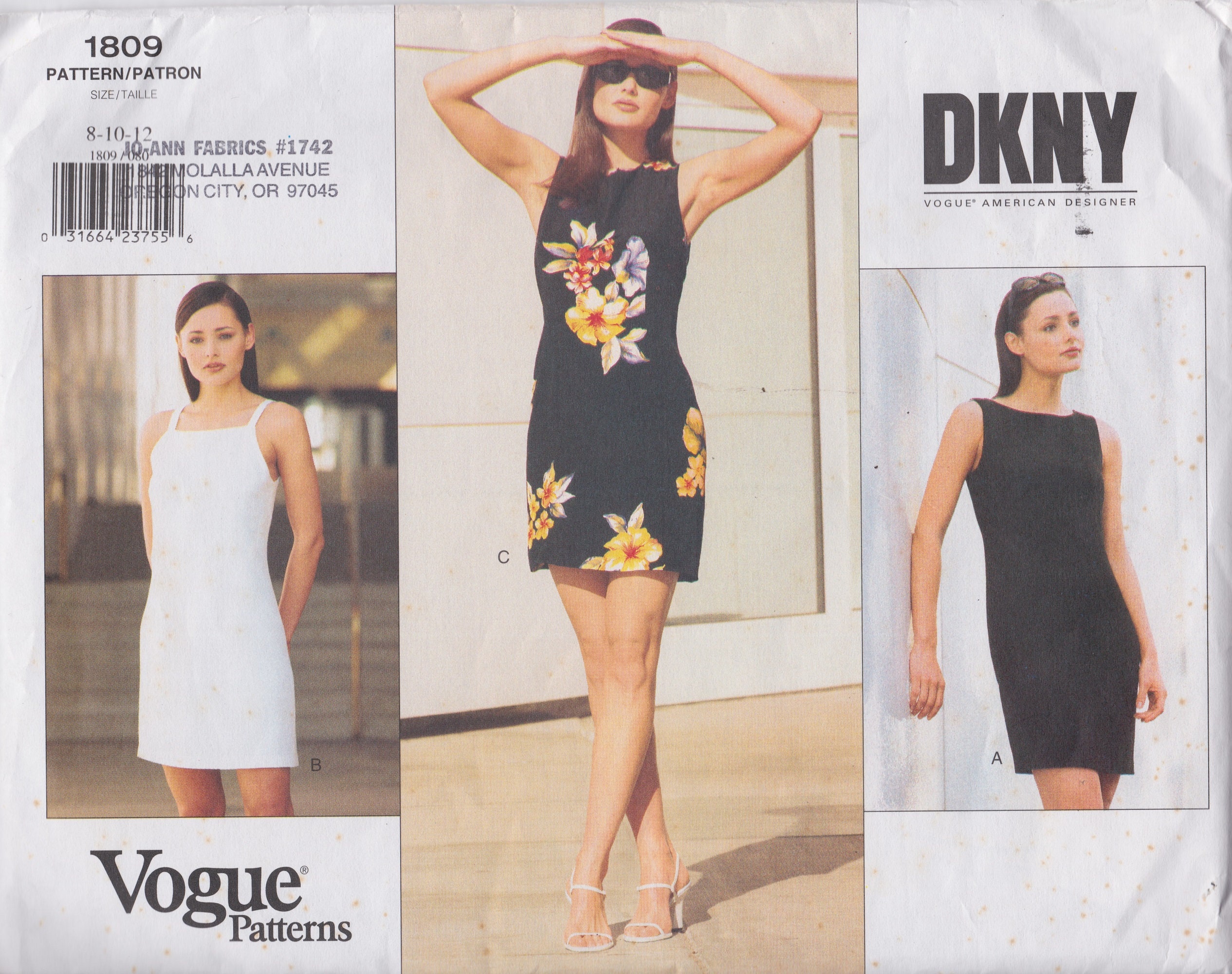 Vogue 1809 / Vintage Designer Sewing Pattern by Donna Karan / - Etsy