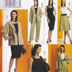 Vogue 8589  Sewing Pattern  Trousers Pants Jacket Dress Skirt And Top  Sizes 16 18 20 22  Bust 38 40 42 44  Unused