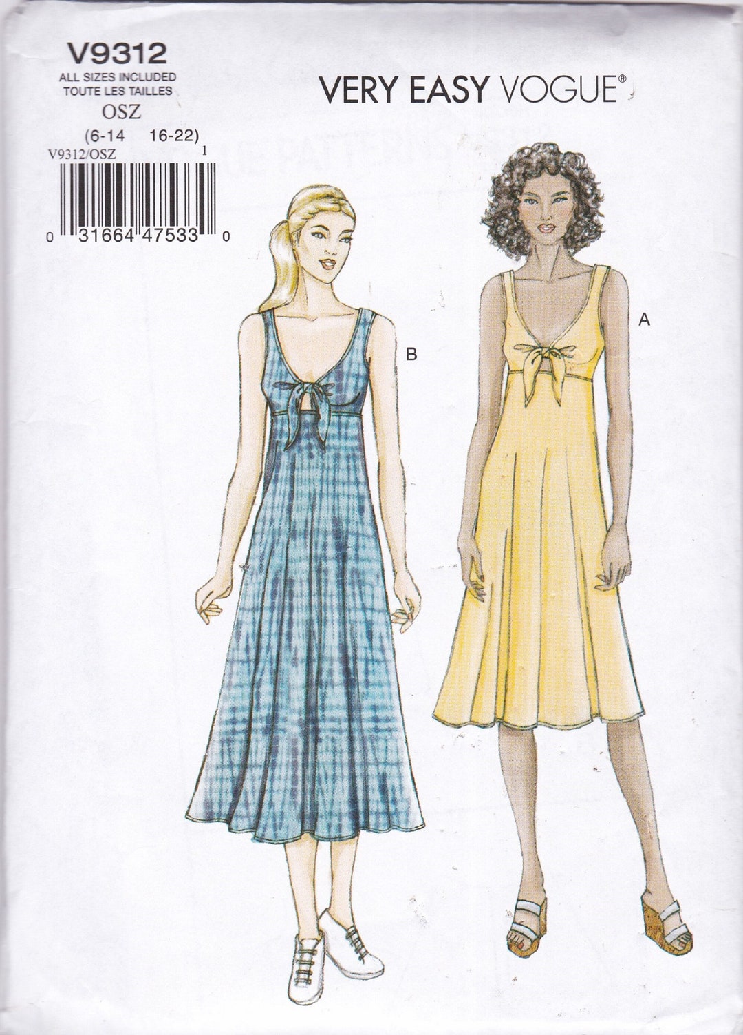 very-easy-vogue-9312-sewing-pattern-dress-sundress-sizes-6-8-10-12-14