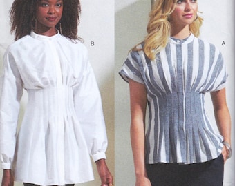 Vogue 1874, Sewing Pattern, Tunic, Blouse, Sizes 16 - 24, Bust 38 - 46, Unused