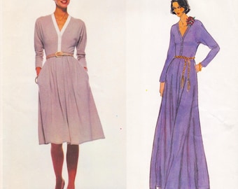 Vogue 1819 Vintage Designer Sewing Pattern By Leo Narducci Dress Size 10 Uncut