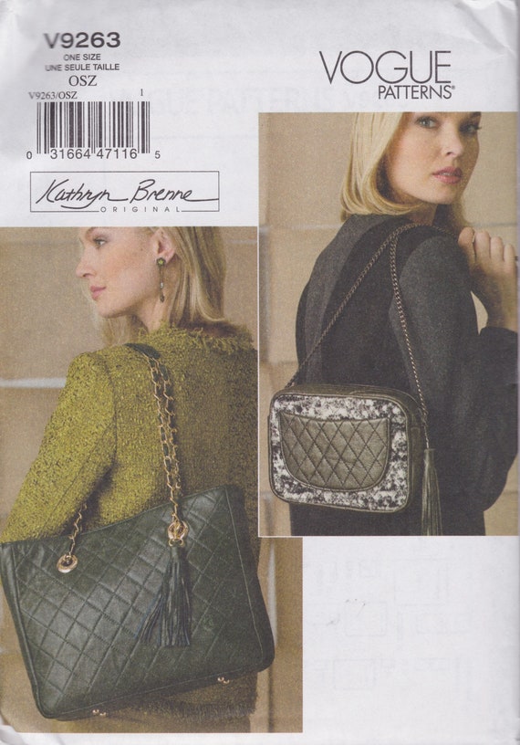 Amazon.com: Vogue Sewing Pattern 0674 8216 Handbags Purse Bag Pocketbook  Beaded Embellished : Everything Else