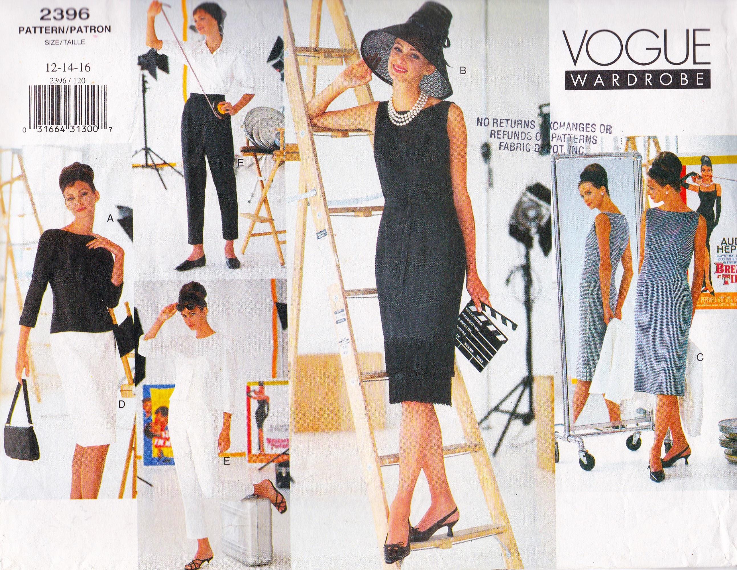 Vogue 2396 Vintage Sewing Pattern Breakfast at Tiffany's Wardrobe