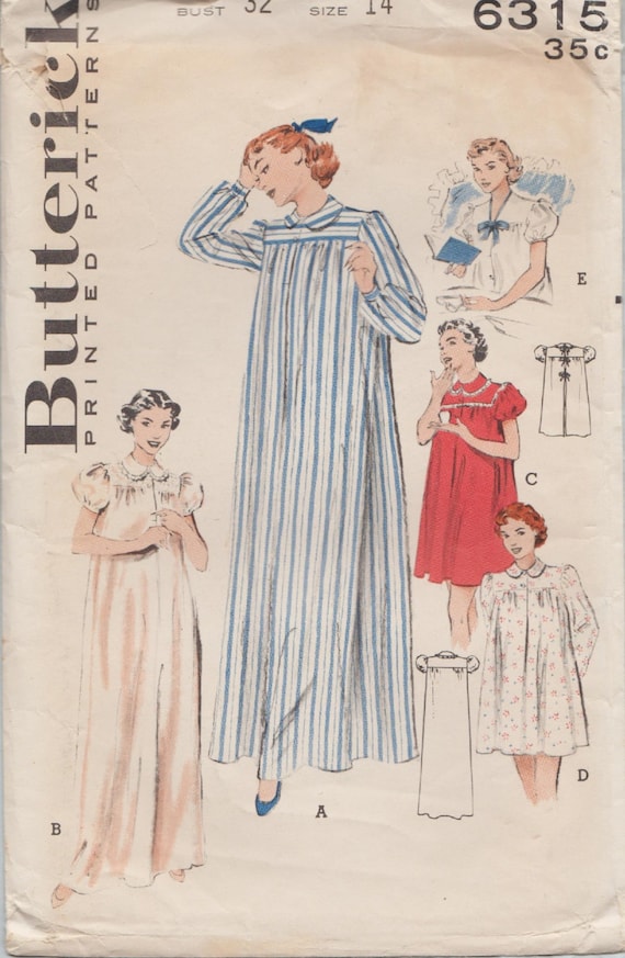 Butterick 40 Vintage 40s Sewing Pattern Tie Back Etsy Enchanting Hospital Gown Pattern Butterick 40 Vintage 40s Sewing Pattern Tie Back Etsy Enchanting Hospital Gown Pattern