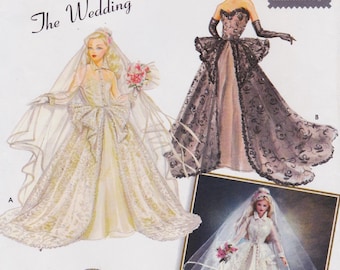 Simplicity 9593, Heigl & Nordstrom Sewing Pattern, Couturier Doll Clothes, The Wedding, Unused