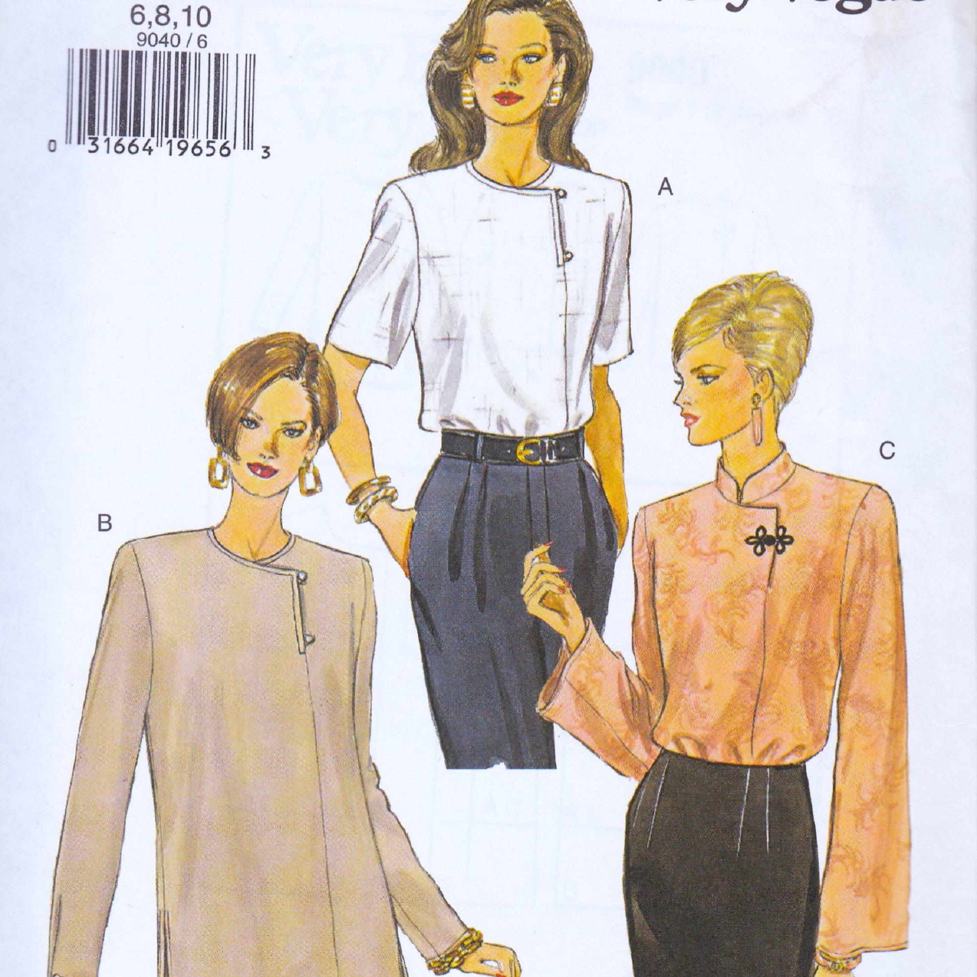 Very Easy Vogue 9040, Vintage Sewing Pattern, Tunic, Top, Sizes 6 8 10 ...