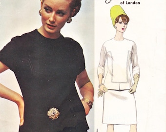 Vogue 1661, Designer Sewing Pattern By Jo Mattli, Skirt & Top, Size 14 Bust 34