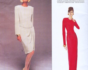 Vogue 1708 Vintage Tom & Linda Platt Sewing Pattern Dress Sizes 12 14 16 Uncut