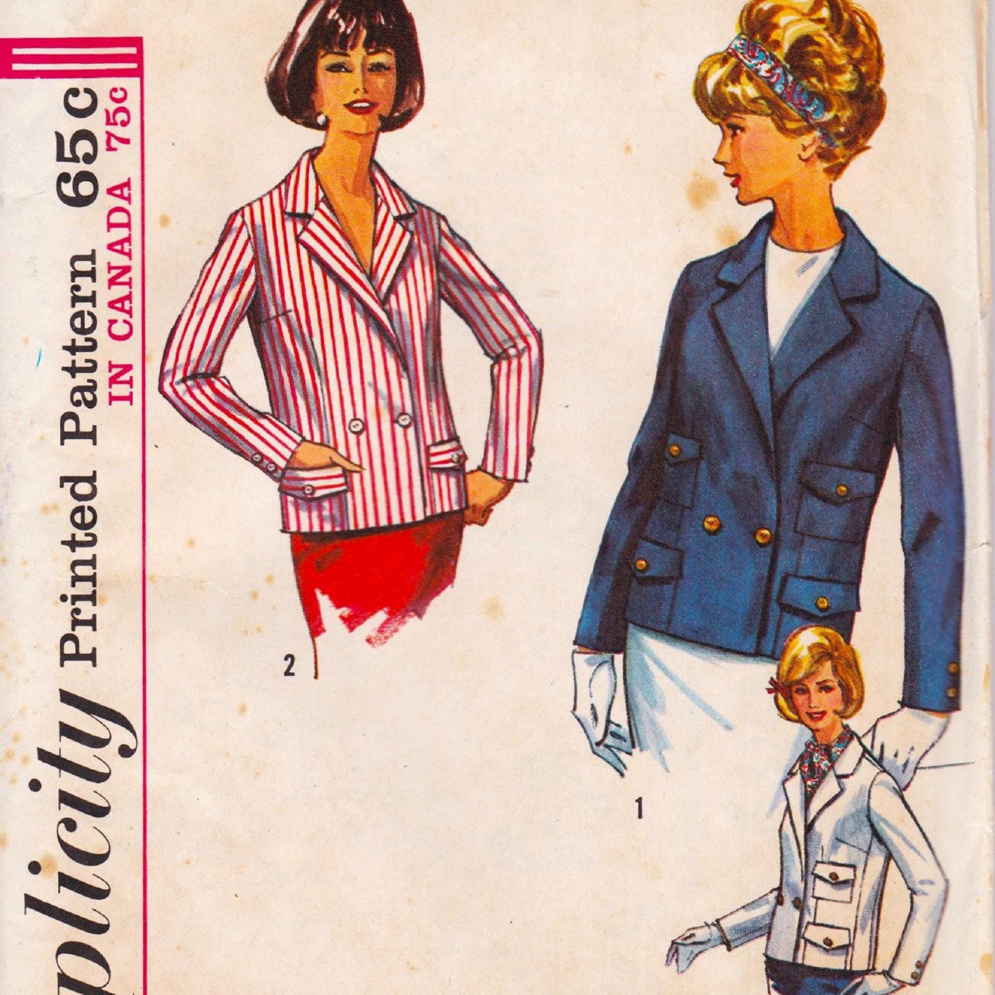 Double Breasted Blazer 60s - Etsy