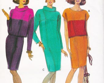 Very Easy Vogue 8164, Sewing Pattern, Skirt, Top, Dress, Sizes 14 16 18 Unused