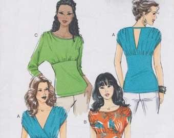 Butterick 5497  Sewing Pattern  Pullover Shirt Blouse Top  Sizes 6 8 10 12  Unused