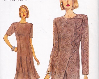 Very Easy Vogue 9037, Vintage Sewing Pattern, Dress & Jacket, Sizes 12 14 16 Unused