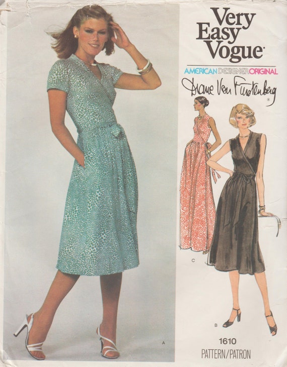 dvf wrap dress pattern