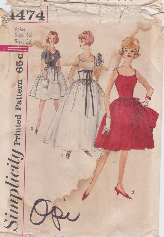 Simplicity 4474 / Vintage Sewing 