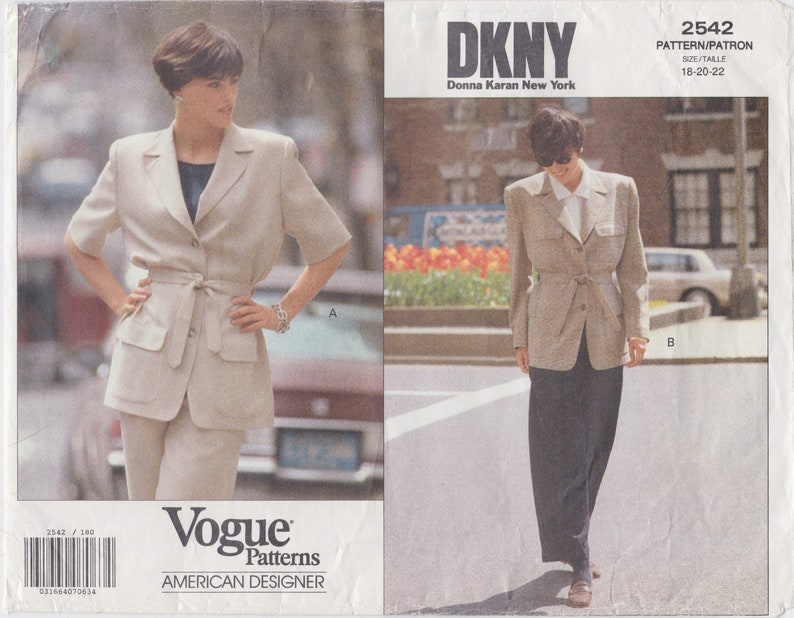 Vogue 2542 Vintage Designer Sewing 