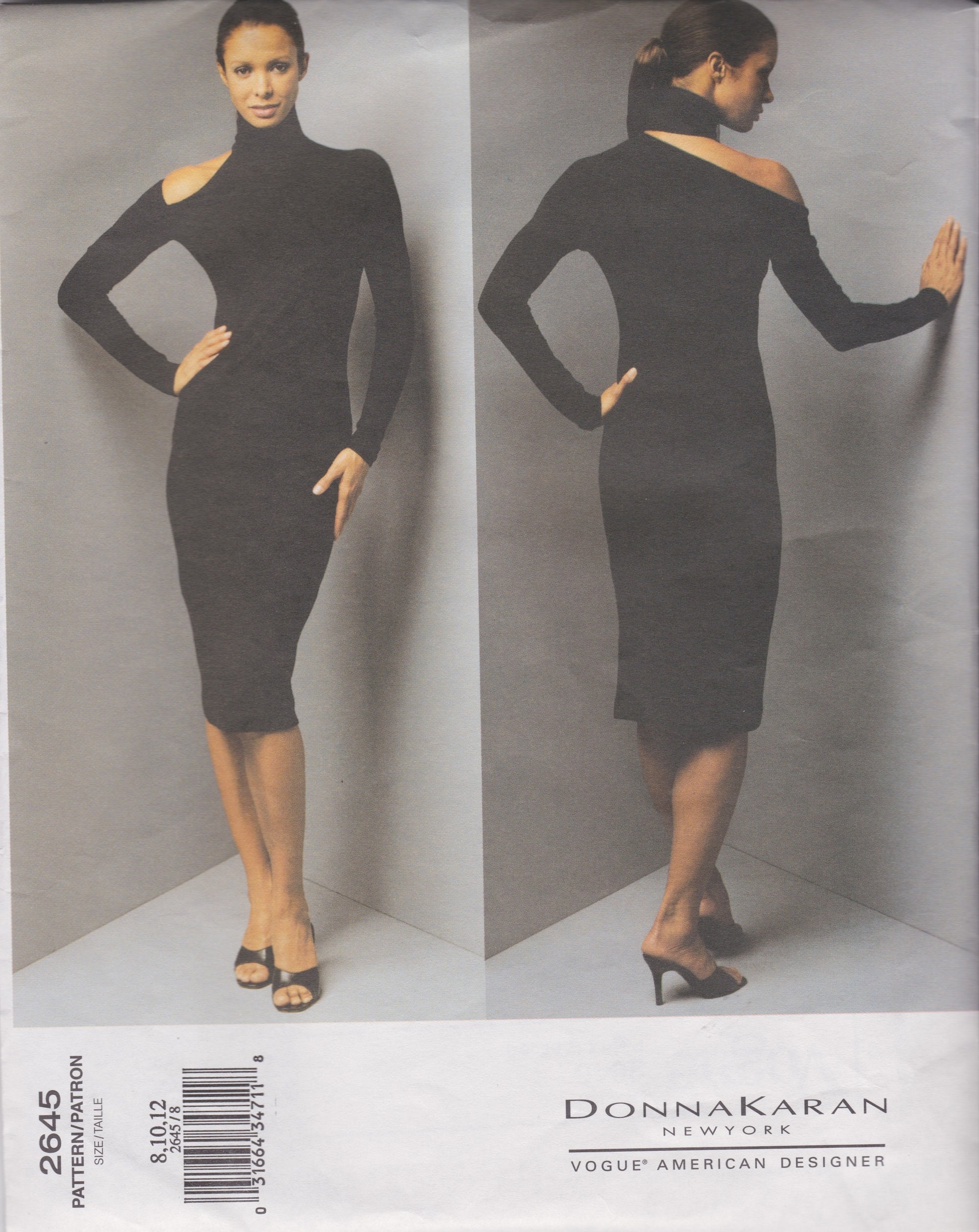 Vogue 2645 Vintage Designer Sewing Pattern by Donna Karan 