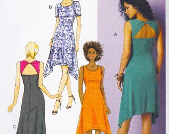 Butterick 6050, Very Easy Sewing Pattern, Pullover Dress, Sizes 14 - 22 Unused