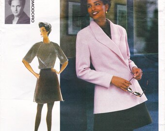 Vogue 2833, Vintage Carmelo Pomodoro Sewing Pattern, Jacket, Skirt & Top, Sizes 8 - 12, Unused