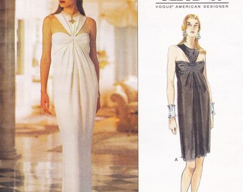 Vogue 1505 Vintage Bill Blass Sewing Pattern Evening Gown Sizes 6 8 10 Unused