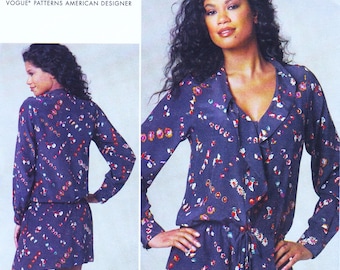 Vogue 1226 Designer Sewing Pattern By Rebecca Taylor Dress Sizes 6 - 12 Uncut
